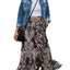 Beige Black Animal Print