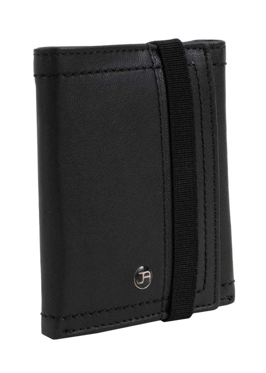 Jack Abrahams Goat Nappa Leather Bi-Fold Slim Wallet