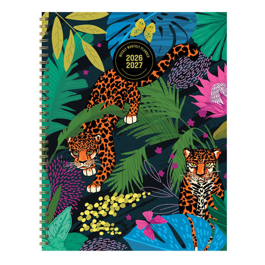 July 2026 - June 2027 In the Jungle Weekly Monthly Planner