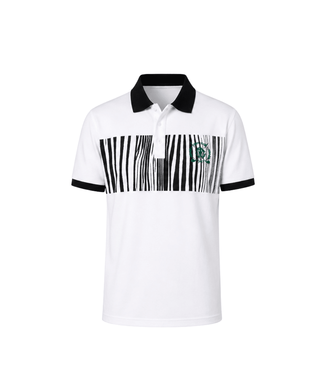 White with Black Zebra-