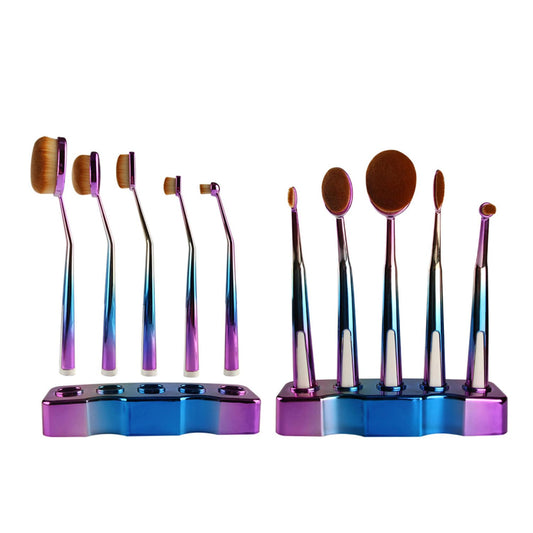 La Sante 5-Piece Set: Kabuki-Style Makeup Brushes
