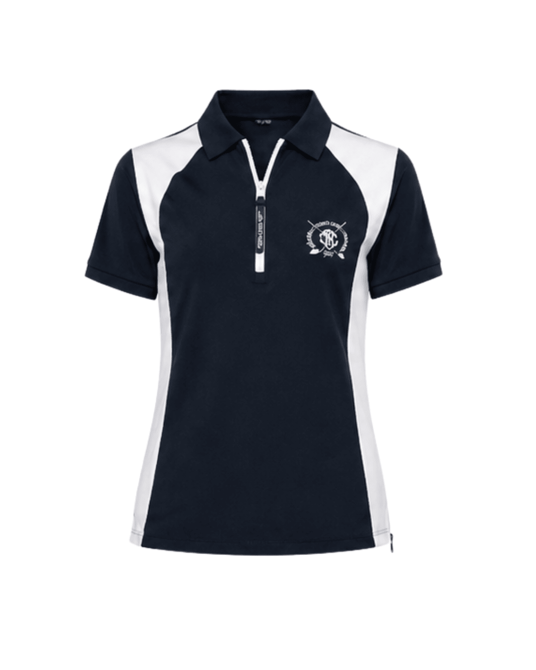 Navy Blue with White-