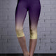 Purple Beige Ombre Print