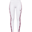 White with Maroon White Emblem Print