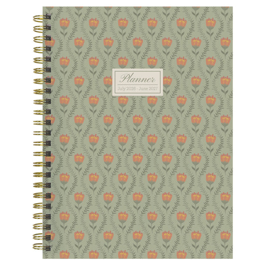 July 2026 - June 2027 Repeated Posies Weekly Monthly Planner