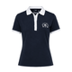 Navy Blue with White