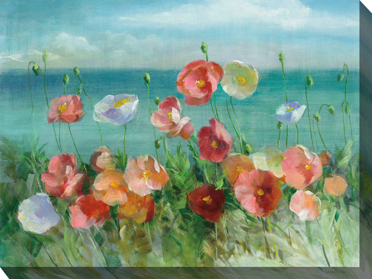 Seaside Poppies  All Weather Outdoor Art