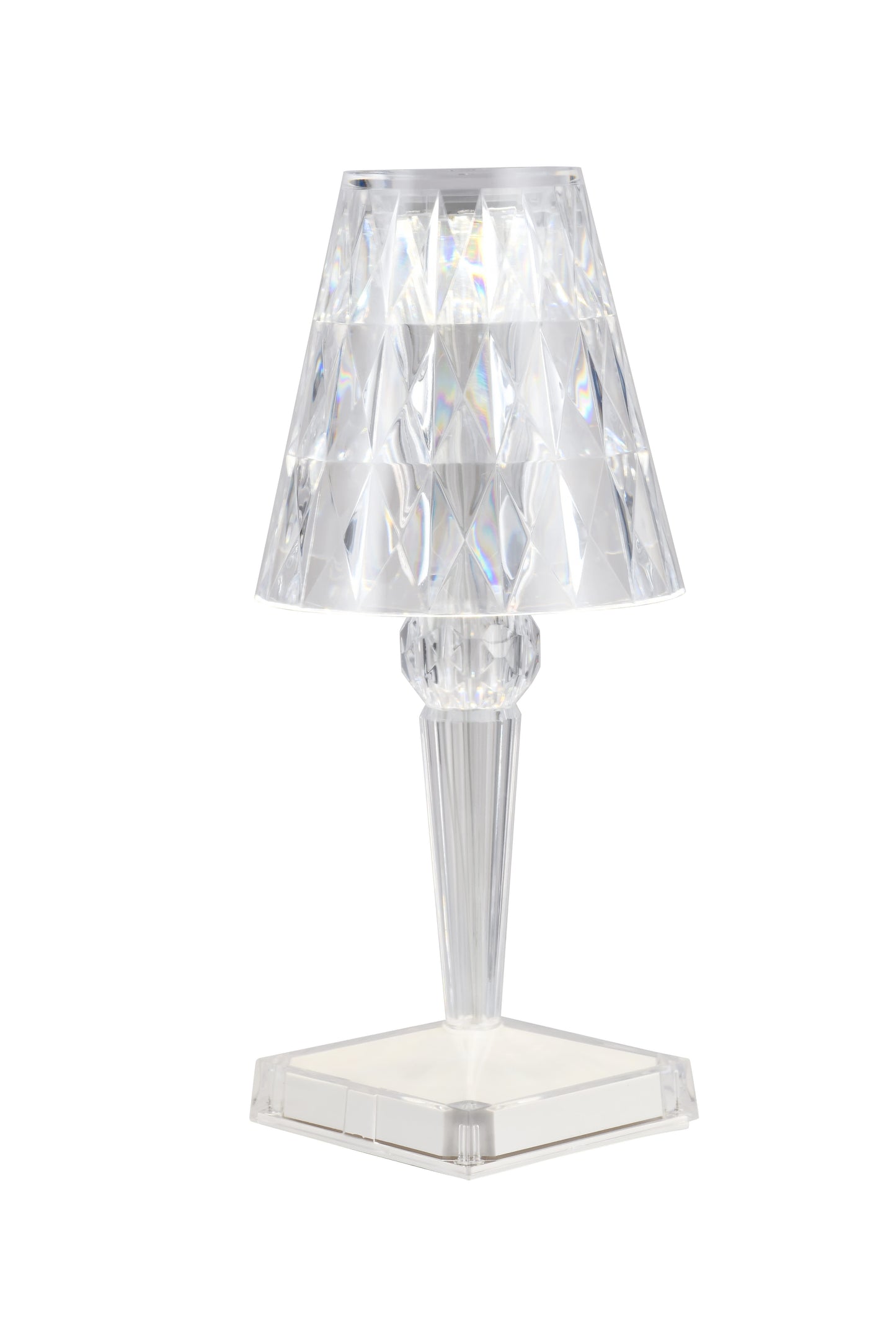 Cordless Crystal Cut Accent Lamp - 2 Pack