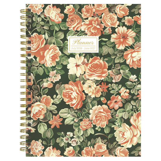 July 2026 - June 2027 The Rose Garden Weekly Monthly Planner
