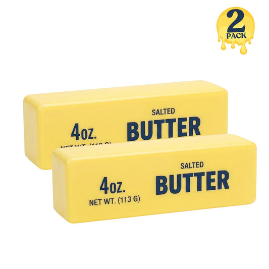 2-Pack Squishy Sensory Stress Relief Squeeze Toys - Butter