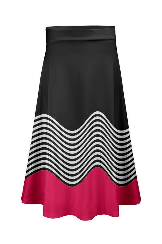 Black Pink Colorblock-