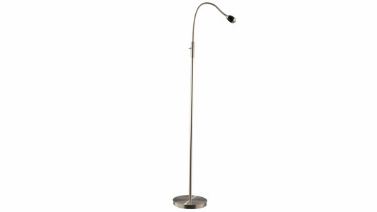 Brushed Nickel With Black Accented Head-