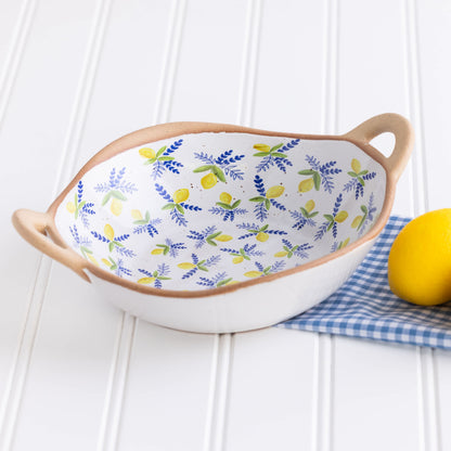 Ceramic Citrus Bowl Multicolored for Spring Serving and Entertaining
