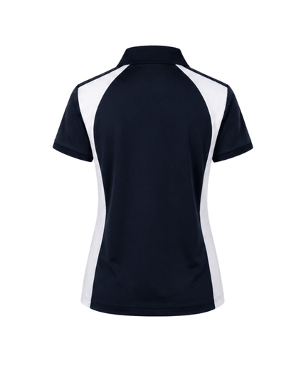 Navy Blue with White-