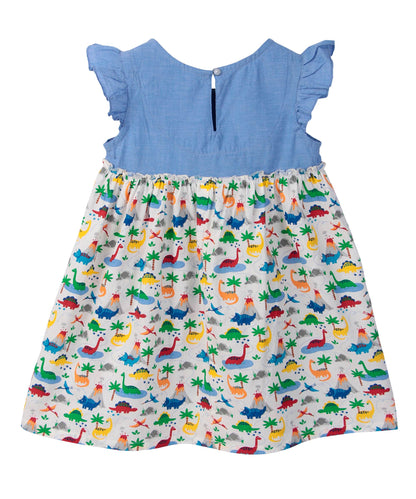 Beebay Dino Print Mix N Match Dress