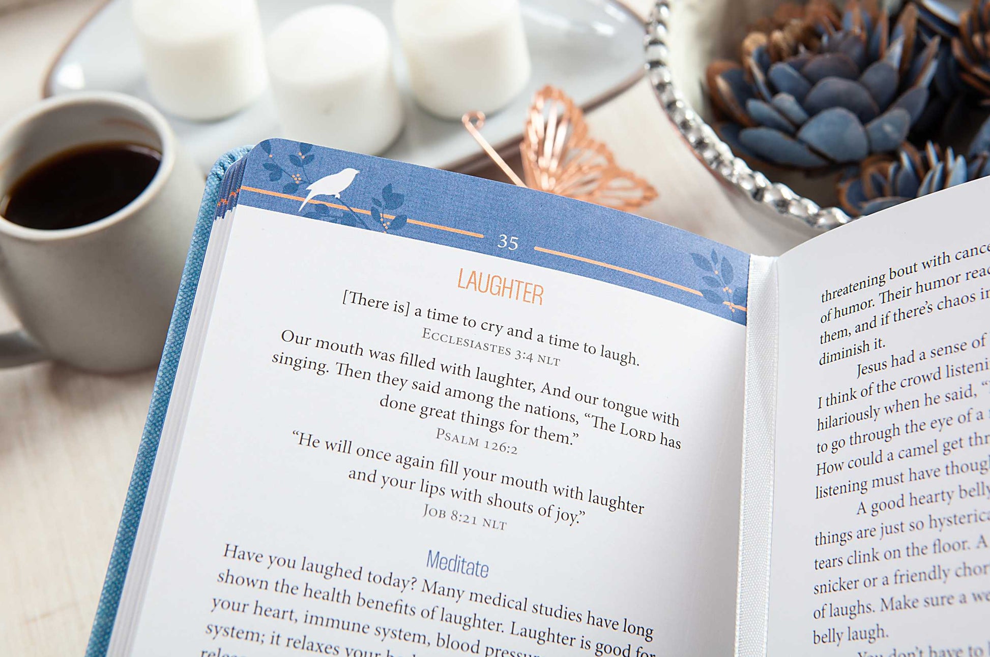 Blue, white, and gold -