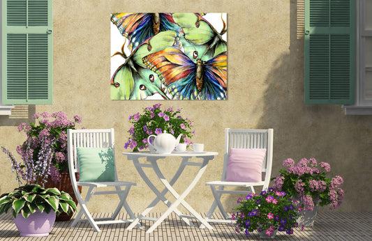 Pastel Butterfly #2 All Weather Outdoor Art