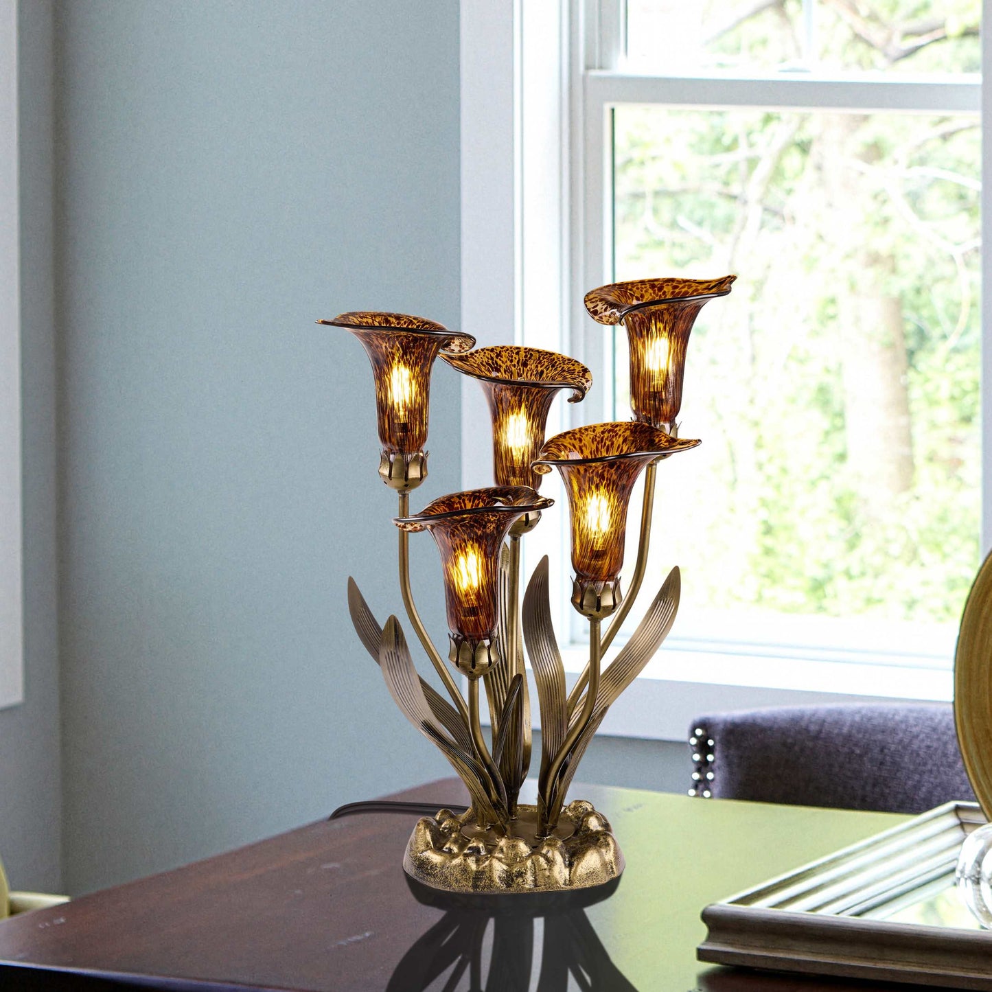 Amber/Brown/Brass-