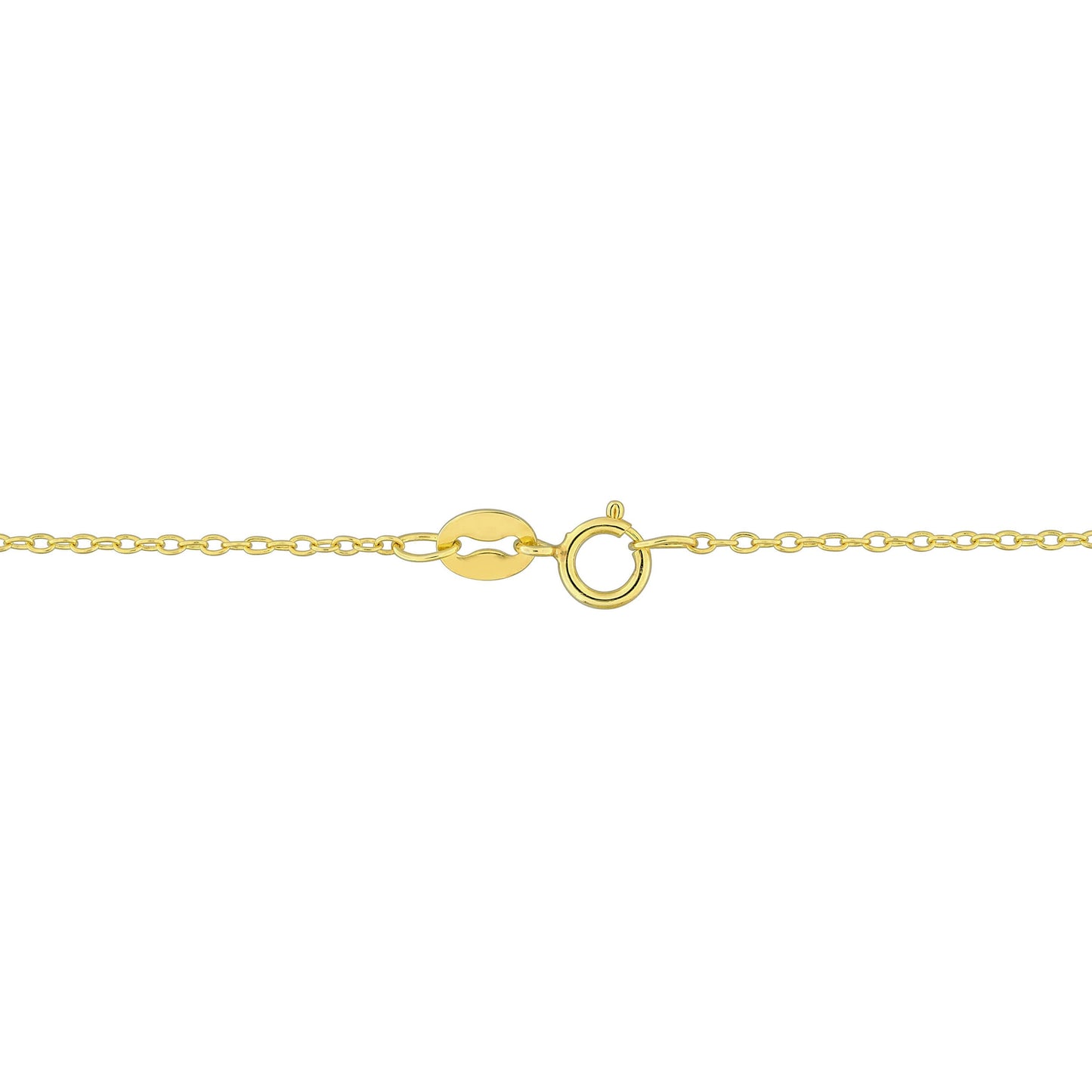5 CT TGW Malachite Necklace With Chain Yellow Silver Length (inches): 17