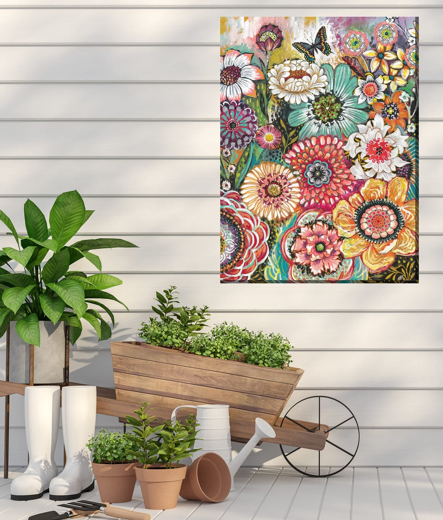 Petal Party All Weather Outdoor Art