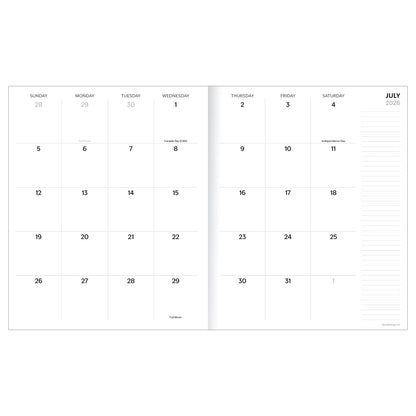 July 2026 - June 2027 Wild Bison Monthly Planner