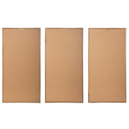 23.63 Inch White Spring Coastal Wall Decor Set of 3 Wood Sign Panels for Home Decoration