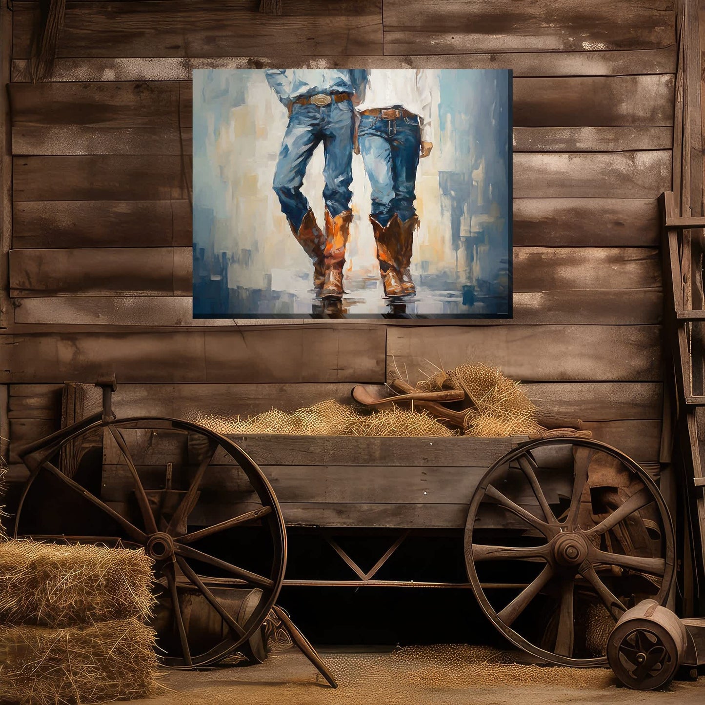 Steppin' Out All Weather Outdoor Art