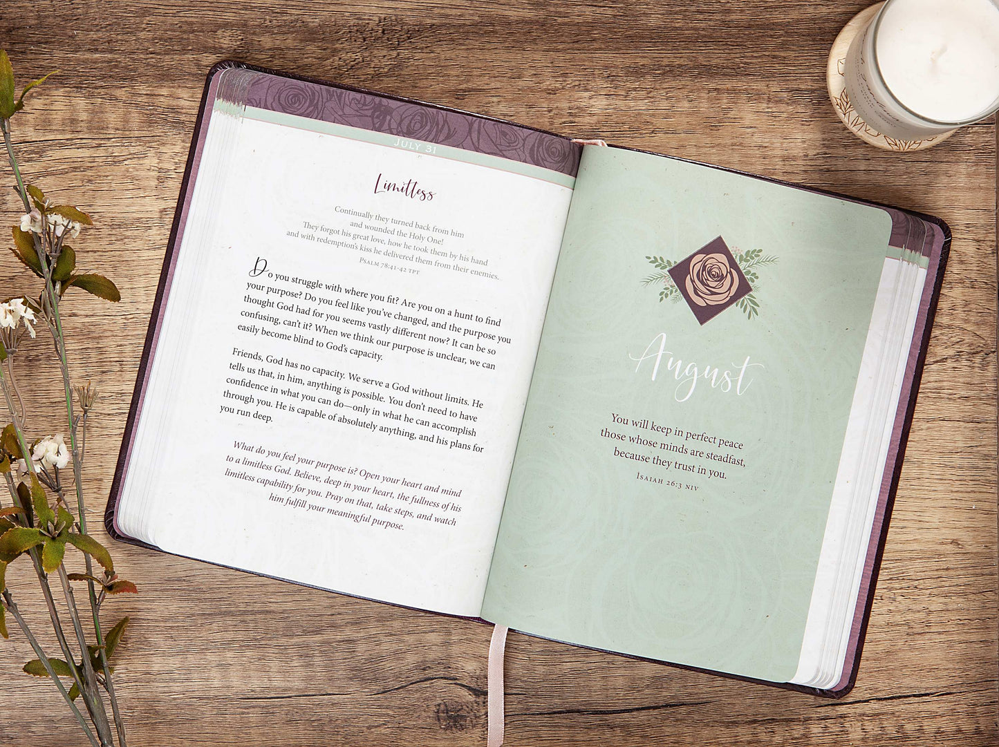 Raisin/Green/Blush/White -