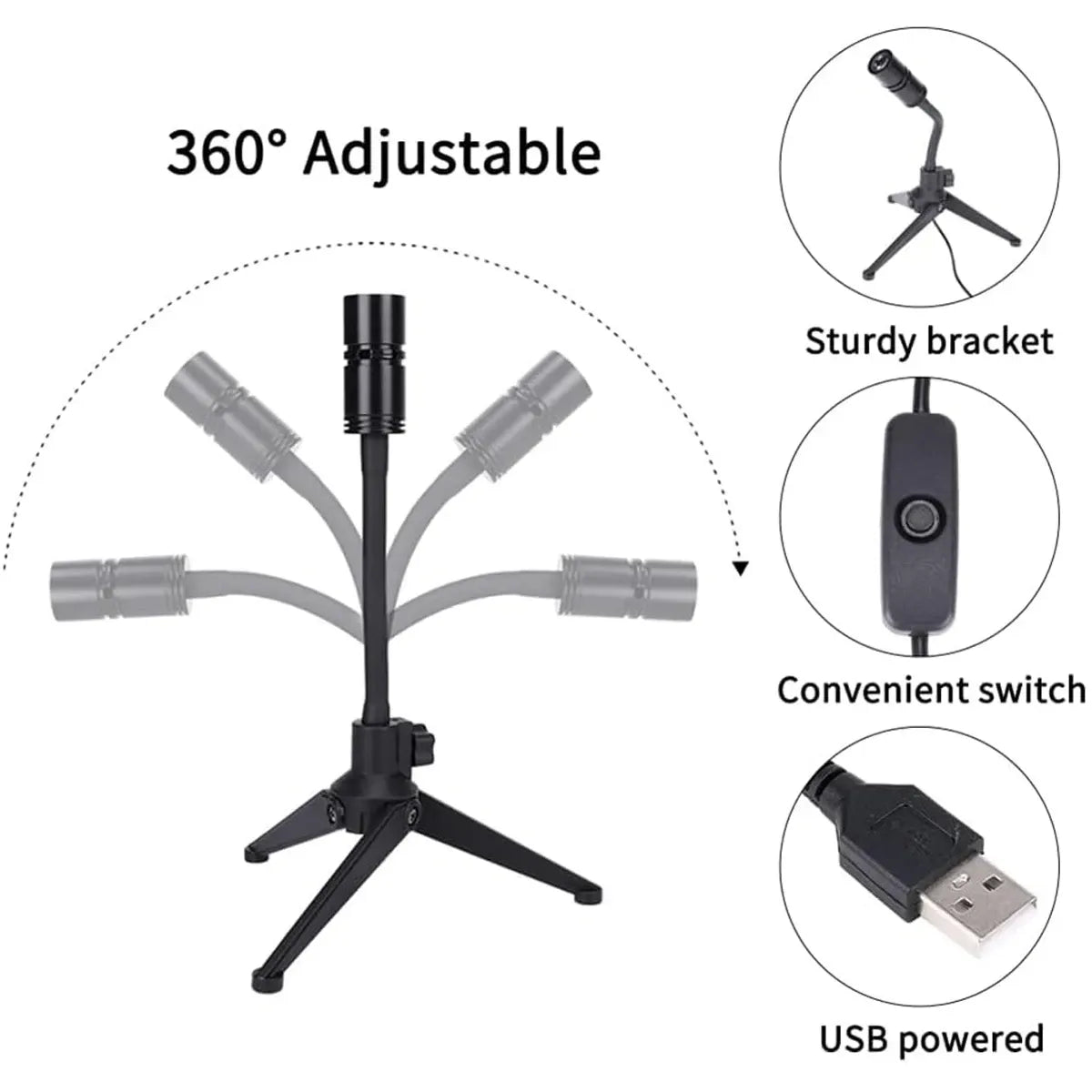 Tripod Moon Projector Light