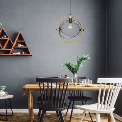 River of Goods 14.625" L Henderson Industrial Metal Pendant Light