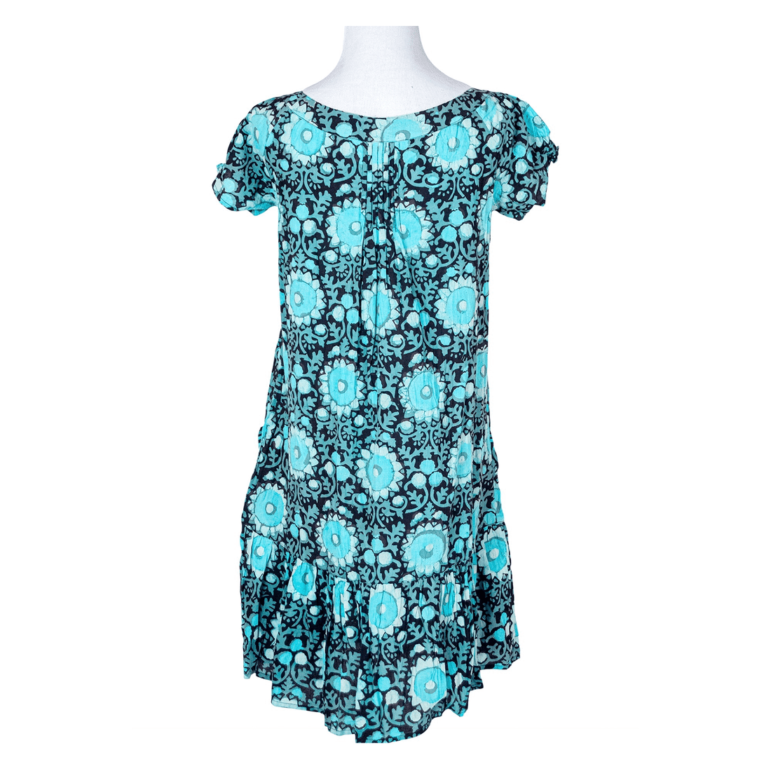 La Chic Women's Block Print Pocket Midi Dress