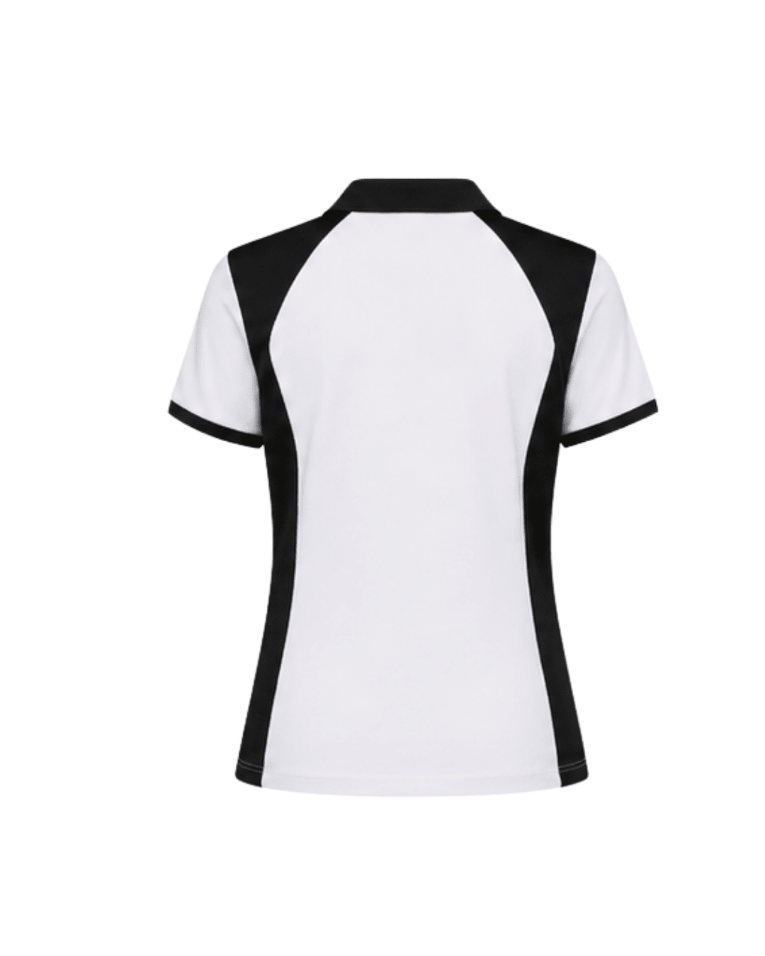 White with Black-