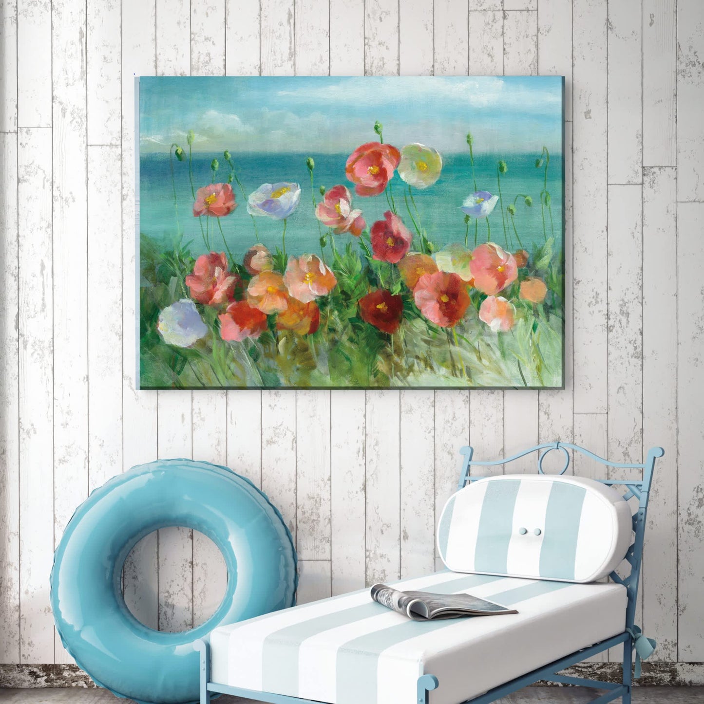 Seaside Poppies  All Weather Outdoor Art