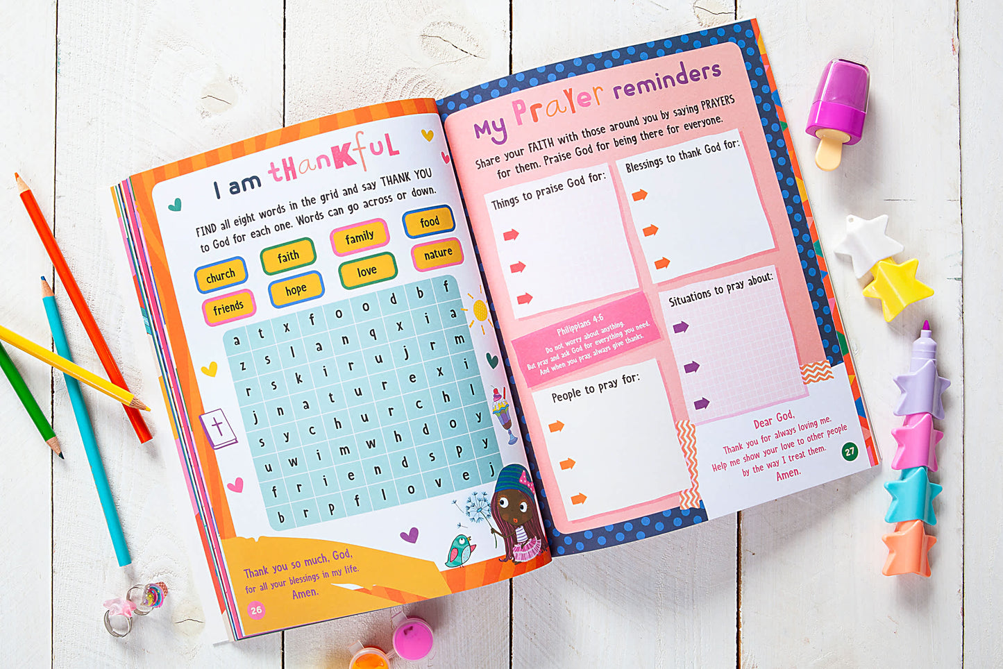 BroadStreet Publishing God Made Me Crazy Creative Activity Book -