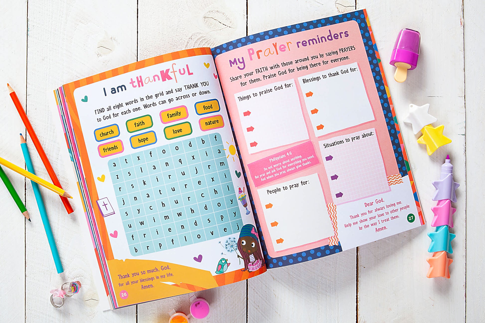 BroadStreet Publishing God Made Me Crazy Creative Activity Book -