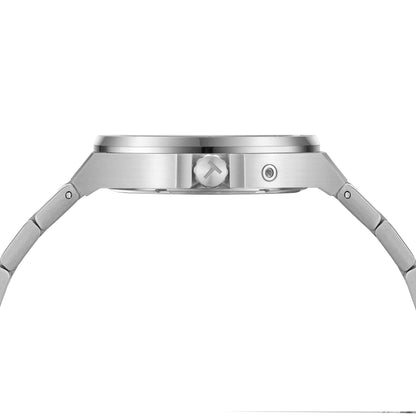 Silver Tone Black-