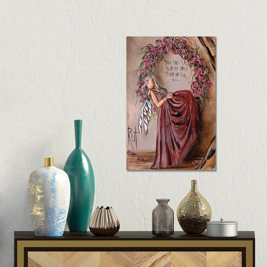 The Lord Is On My Side by Ruth's Angels - Canvas Gallery Wrap