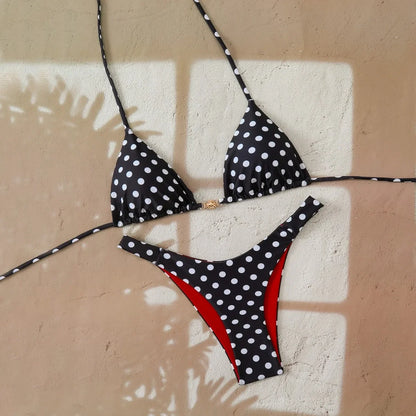 Black Polka Dot-