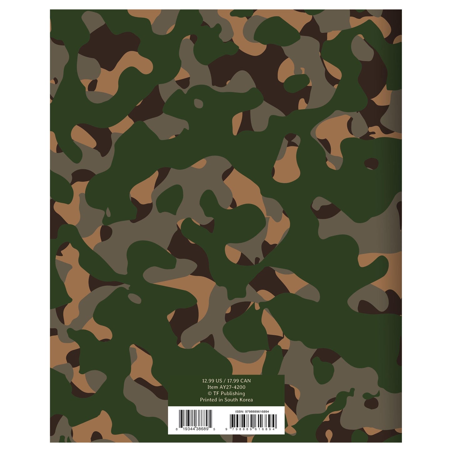 July 2026 - June 2027 Camo Monthly Planner