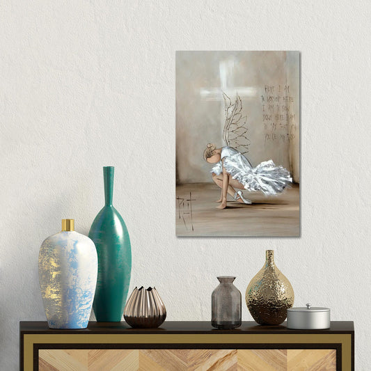 Here I Am To Worship by Ruth's Angels - Canvas Gallery Wrap