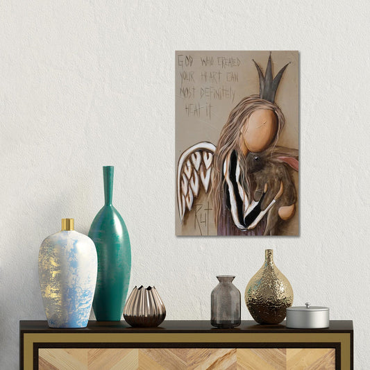 God Who Created by Ruth's Angels - Canvas Gallery Wrap