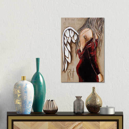 Let Your Faith by Ruth's Angels - Canvas Gallery Wrap