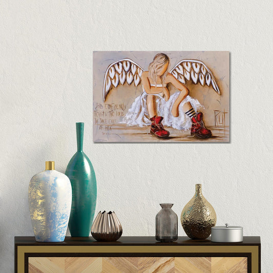 She Confidently Trusts by Ruth's Angels - Canvas Gallery Wrap