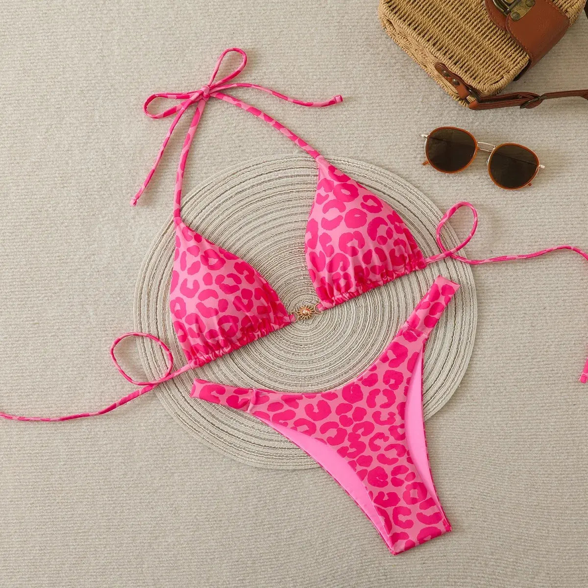 Pink Leopard Print-