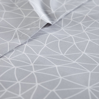 Geometric Maze Grey-