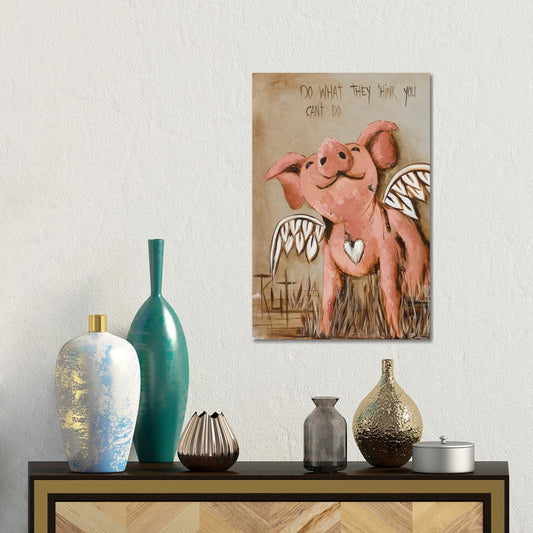 Do What They Think by Ruth's Angels - Canvas Gallery Wrap