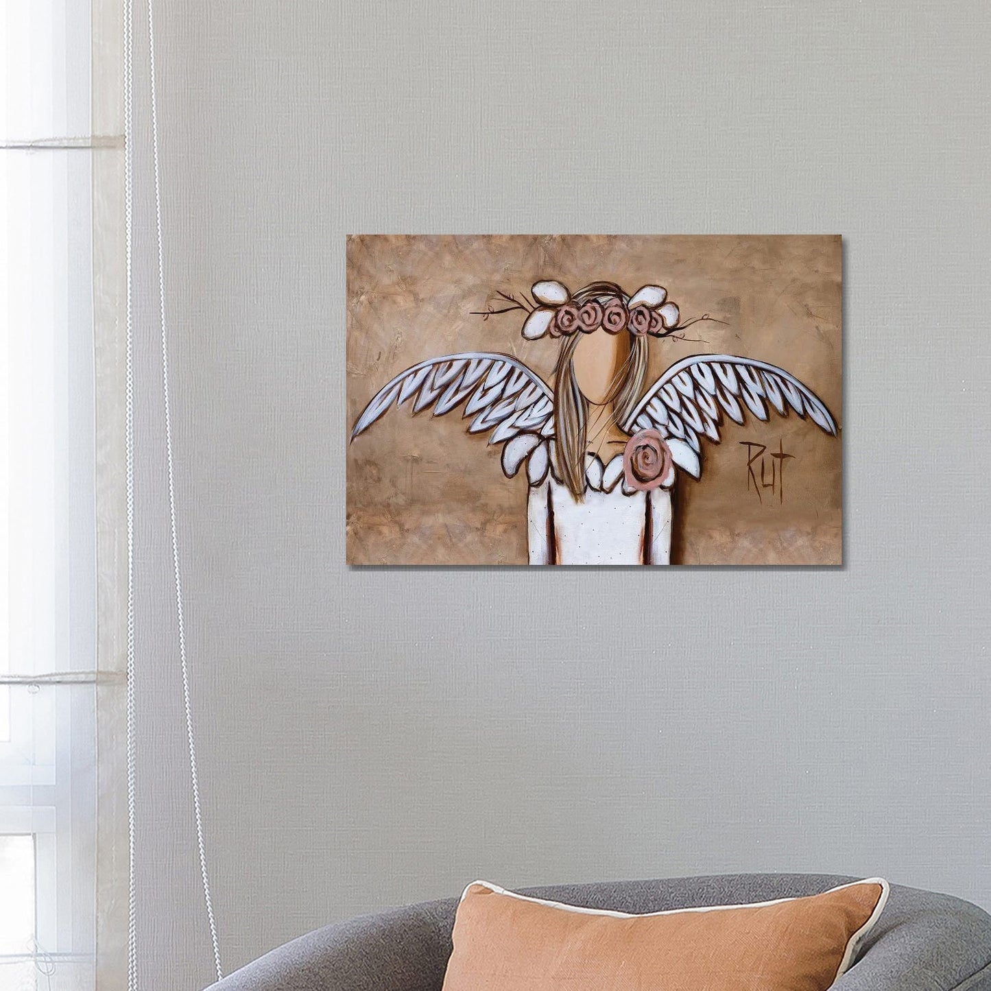 Rosy by Ruth's Angels - Canvas Gallery Wrap
