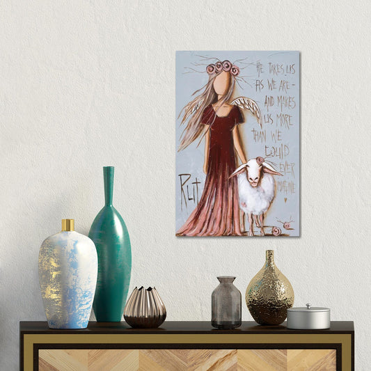 He Takes Us by Ruth's Angels - Canvas Gallery Wrap