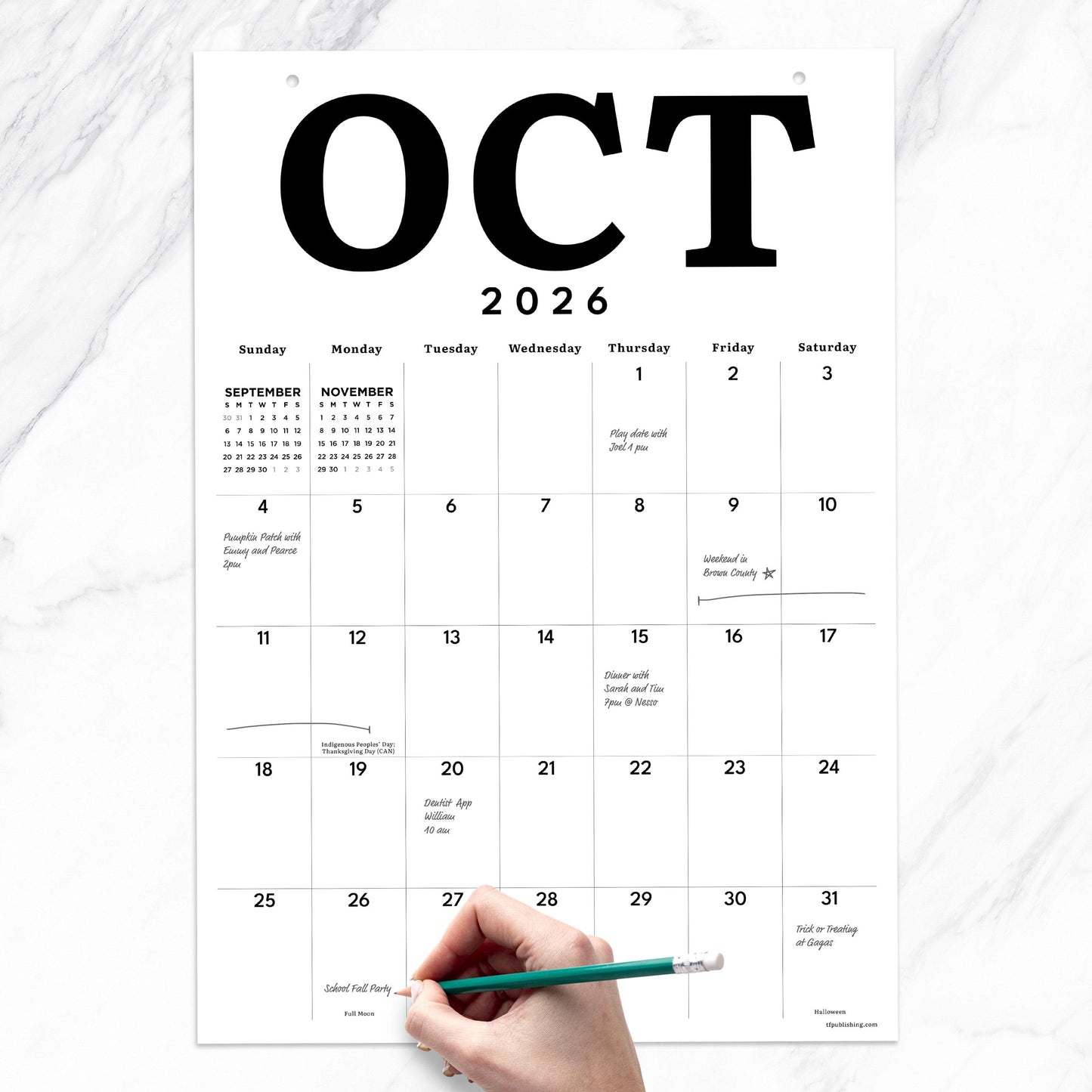 July 2026 - June 2027 Art Poster Wall Calendar