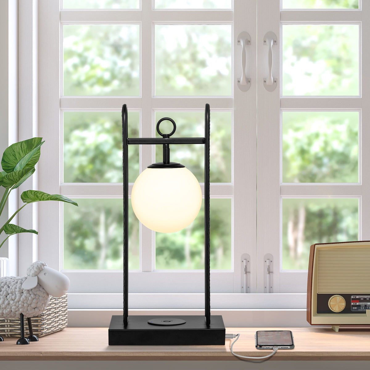 River of Goods 17" H Matrix Color Changing LED Table Lamp